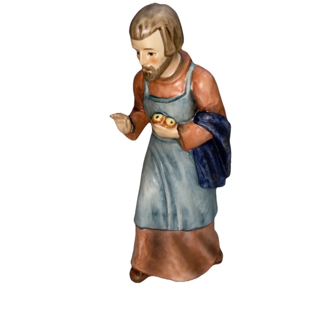 Goebel W. Germany M.J. Hummel 1985‎ Nativity Joseph Standing Figure 214/B